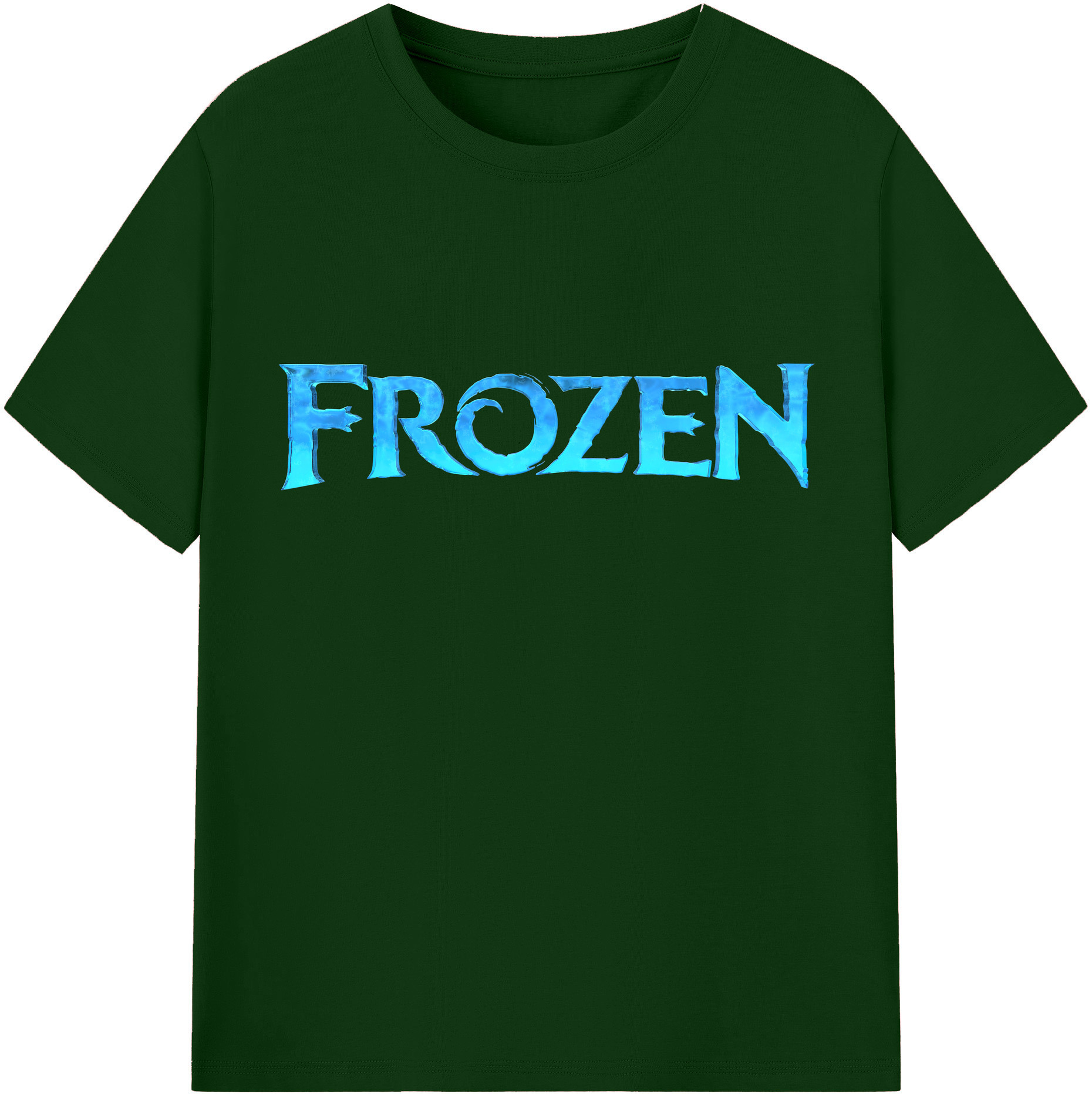 （画像用） アナと雪の女王 アンナ エルサ Frozen Anna Elsa 綿100％半袖Tシャツ（フロントプリント）
